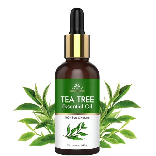 Image of INTIMIFY Tea Tree Essential Oil For Hair, Skin & Face Acne Care | Promote Hair Growth 