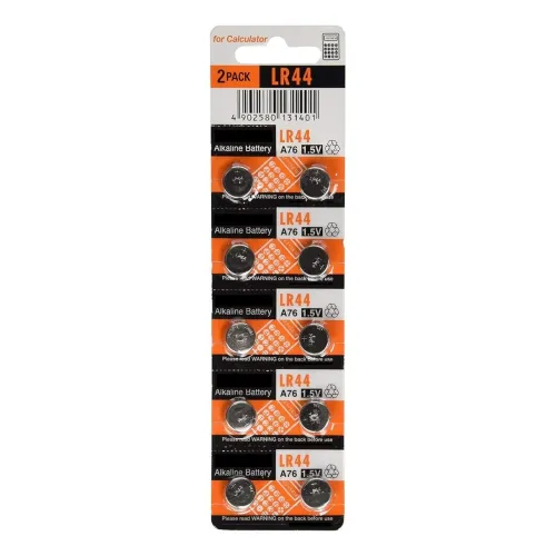 Image of Invento 10pcs 1.5V LR44 Li-ion Alkaline Battery 