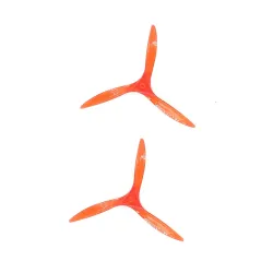 INVENTO 2 Pcs 5 inch 3 Blade Fan Propeller Prop fit for 2mm Shaft DC Motor Hobby DIY Science Projects