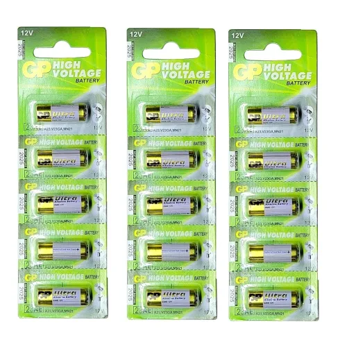 Image of INVENTO 23AE 12V Alkaline Battery 15 Pieces