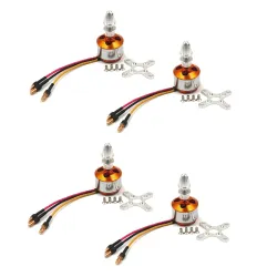 Invento 4pcs 2500KV BLDC Brushless Motor A2212 For Aircraft Quadcopter
