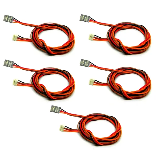Image of Invento 5pcs 0.5m XH2.54 to Dupont Connector