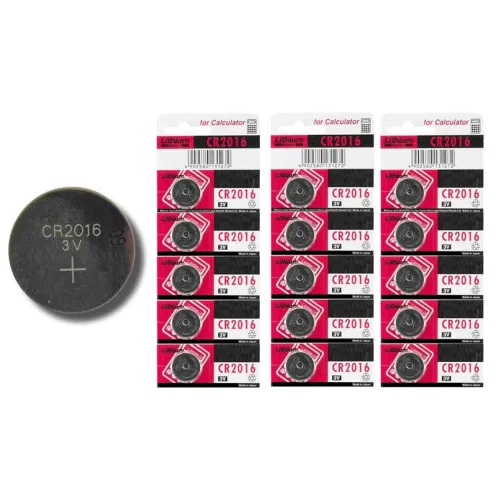 Image of Invento 15pcs 3V CR2016 Li-ion Battery (Non-Rechargeable) CR 2016 Button Coin Cell Battery for Calculator Watch Electoni