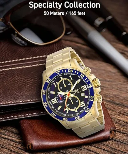 Image of INVICTA Specialty Chronograph Quartz Black Dial Analog Watch