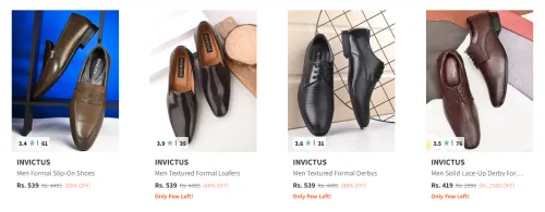 Image of Invictus Formal Shoes upto 88% Discount