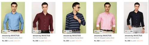 Image of Invictus Men's Shirts upto 89% Discount