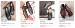 Invictus Mens Shoes starting @ ₹559