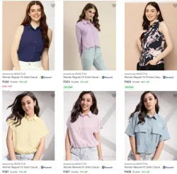 Invictus Womens Shirts starting @ ₹328