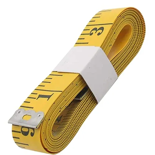 Image of IONIX Measuring Inch Tape (150 cm, Yellow, Pack of 01)