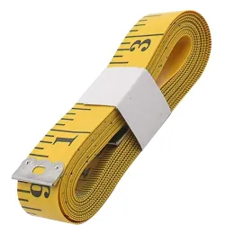 IONIX Measuring Inch Tape (150 cm, Yellow, Pack of 01)