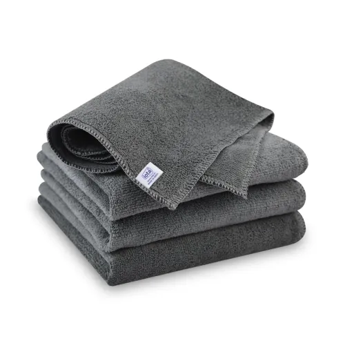 Image of iota® Microfiber Cloth Pack of 4 (Grey) | 40x40 cm