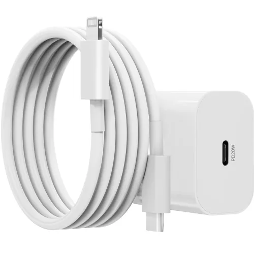 Image of iPhone Charger Adapter 20W Original Lightning Cable