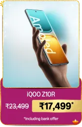 iQOO Z10R 5G Smartphone @ ₹17499 on Big Billion Day Sale