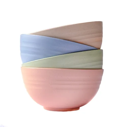 Image of Irida Naturals Wheat Straw 6\' Serving Bowl Set 