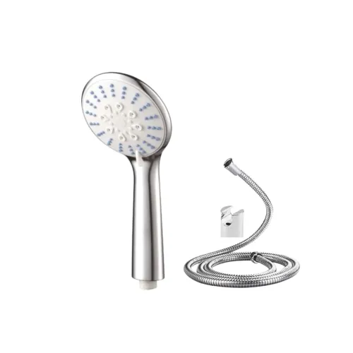 Image of iRiS HXR23 304 Stainless Steel Multi Function Hand Shower with Hose & Bracket Telephonic Sprayer Spray Chrome Finish Han