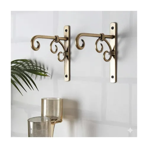 Image of Iron Antique Golden Wall Bracket