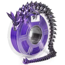 iSANMATE 3D Printer Filament, PLA Filament 1.75mm Dual Color Filament, Shiny Silk PLA Coextruded Filament, 3D Printing F