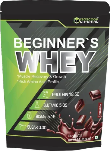 Image of isoscoop nutrition beginners whey chocolate 1kg 