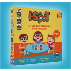 I-Spot Board Game I Fast Thinking |Memory Matching Game |Improves Concentration & Focus | 2 to 4 Players |Birthday Gift for Boys & Girls 5+ Year |Made in India