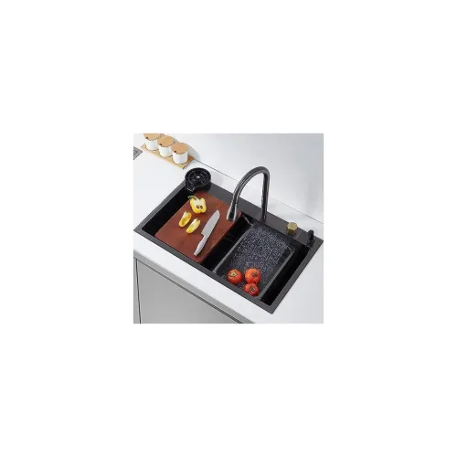 Image of ISTA Single Bowl Kitchen Sink with Integrated Waterfall mode
