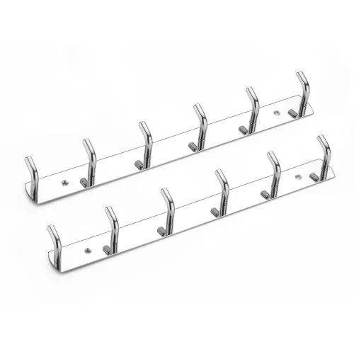 Image of iSTAR Stainless Steel 6 Pin Bathroom Cloth Hooks 
