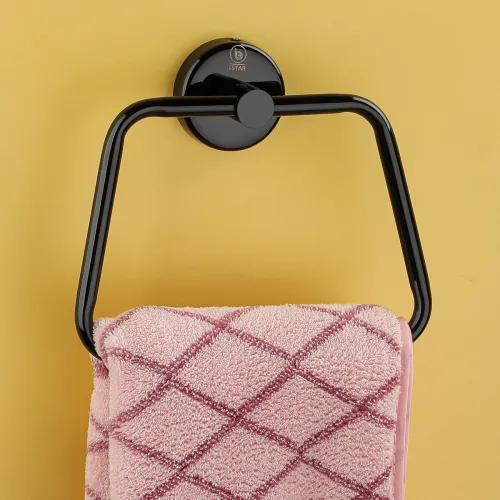 Image of iSTAR Stainless Steel Black Finish Towel Ring