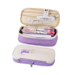 iSuperb Foldable Big Capacity Canvas Pencil Case