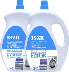 ISZK Liquid Detergent 10LWorks on Both Manual & Machine Wash & Reduces Lint Formation Lavender Liquid Detergent (2 x 500