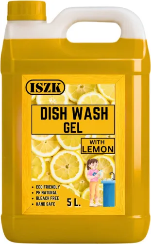 Image of ISZK Dish Wash Liquid 5L Anti-Bacterial Cleaning Gel 
