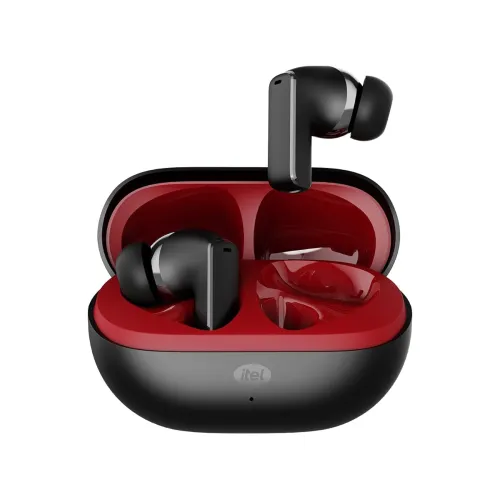 Image of Itel Rhythm with 360° Deep Bass, 10mm Dynamic Driver, AI ENC for Clear Calls, 30H Playtime, Fast Charging, BT V5.3, IPX5
