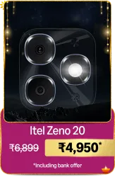 Itel Zeno 20 Smartphone @ ₹4950 on Big Billion Day Sale