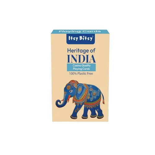 Image of Itsy Bitsy Heritage of India Playing Cards Elephant Design 