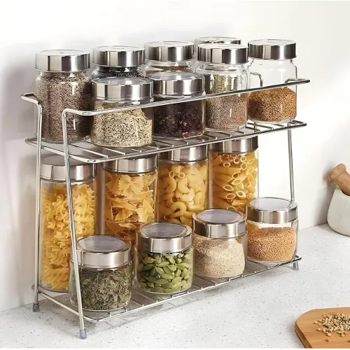 Image of IVAZA 2-Layer Stainless Steel Kitchen Rack