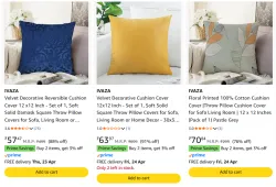 IVAZA Cushion Covers Starting @ ₹57   