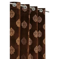 IVAZA Luxurious Velvet Blackout Curtain