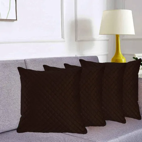 Image of IVAZA Quilted Design Cushion Covers Po4