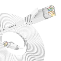 iVoltaa Cat6 Giga Flat Ethernet LAN Cable