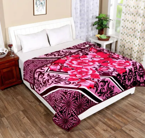 Image of IWS Printed Double Mink Blanket for Mild Winter