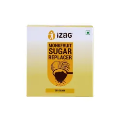 iZaG Monk Fruit Natural Sweetener Crystals (200g) | Zero Calorie Sugar Alternative | Keto & Diabetic Friendly | 1:1 Suga