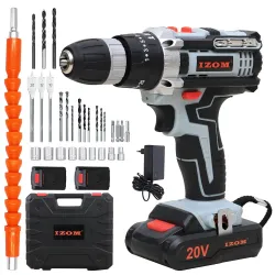 IZOM IZ-CDK-20V Cordless Drill Machine Kit With Multiple Torque Setting