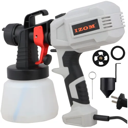 Image of Izom IZ-ESG Corded Spray Gun Hand Held Electric Sprayer with Multiple Spray Patterns