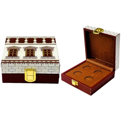 Image of IZZHAAR Roman MDF 4-Coin Ginni Box