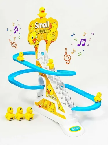 Image of J K INTERNATIONAL Duck Slide Toy Set Duck Track Toys for Kids 