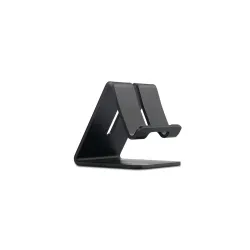 JTTON Aluminium Desktop Stand Holder for Mobile Phone and Tablet (Up to 10.1 inch) Cell Phone Stand Tablet Stand (Black