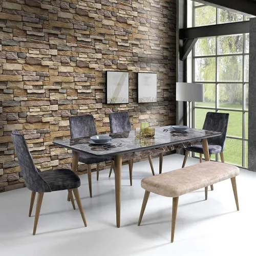 Image of JAAMSO ROYALS 3D Modern Brick Wallpaper (5 Meter, 2)