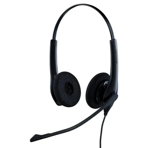 Image of Jabra Biz 1100 USB Duo Wired Headset with Noise Cancelling Microphone for Call Center