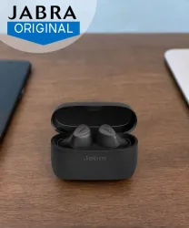 JABRA Elite 5 Headsets with ANC, Multipoint, 6-mic call technology Bluetooth Headset (Titanium Black, In the Ear)