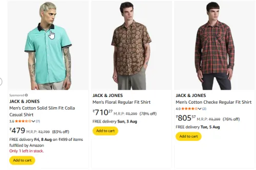 Image of Jack & Jone Minimum 80% Discount