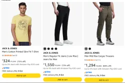 Jack & Jones at minimum 60% Discount