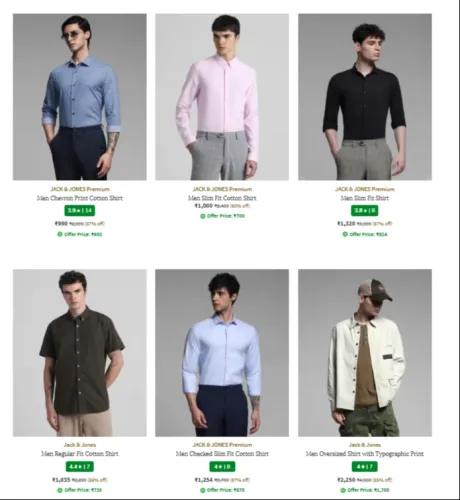 Image of Jack & Jones Mens Clothing at minimum 67% Discount